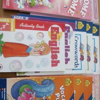 英語教材一式】ほぼ未使用！幼児から小学高学年まで