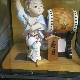 【ネット決済】秀月 五月人形 博多人形 陶製人形