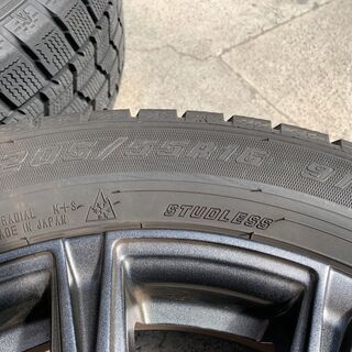 【205/55R16】GOOD YEAR iCENAVI7 2017年 スタッドレスタイヤ 6J OFF45 5穴