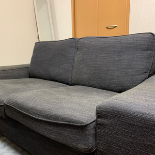 【ネット決済】IKEA2人掛けソファ　ダークブルー