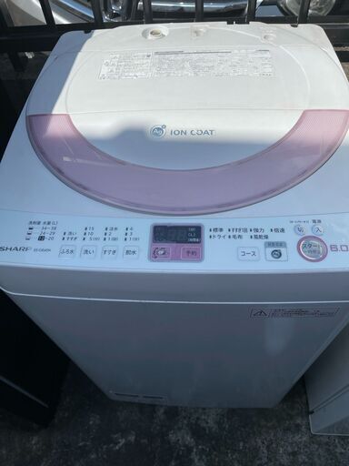 都内近郊無料で配送、設置いたします■2013年製　洗濯機　SHARP　6キロ　ES-GE60N■SH01