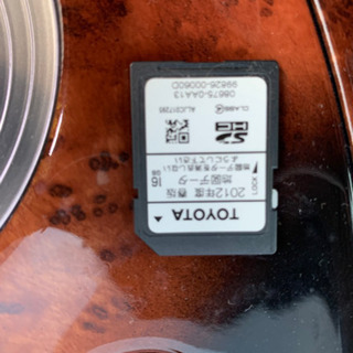 トヨタ純正　NSZT-W62G 地図データ2012年