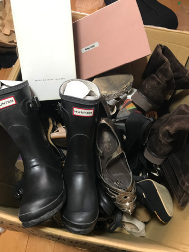 パンプス　ブーツ　まとめ売り　シャネル　Hunter ミュウミュウ　リーガルなど
