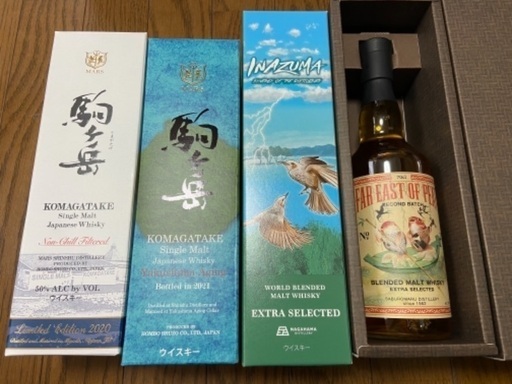 駒ヶ岳ウイスキー4本セット