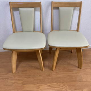 家具 急募 ニトリダイニングテーブルと椅子二脚セット