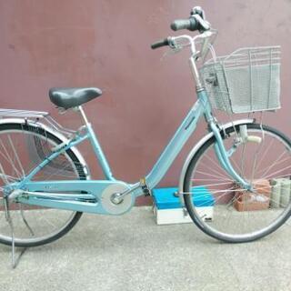 整備点検済！防犯登録料込み。中古24インチアルミフレーム後ろカゴ付！ 整備点検済！防犯登録料込み。中古24インチアルミフレーム後ろカゴ付！