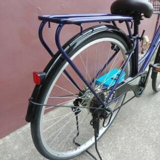 防犯登録料込み！札幌市内配達無料。中古27インチ紺色！