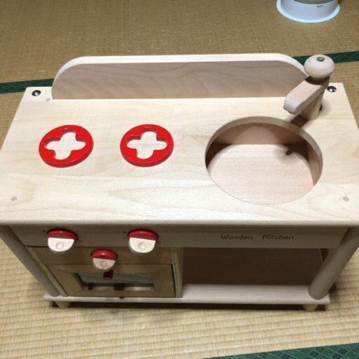 半額以下　大きい本格キッチン組み立て式　新品未使用ままごとセット　オーブン300円