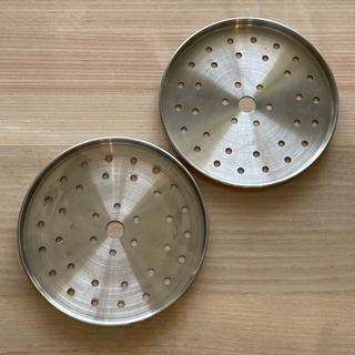 新品　未使用　蒸し料理用目皿　中す　直径約16cm 2個セット