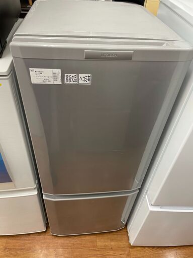 ミツビシ　2ドア冷蔵庫　MR-P15X　2013年製　１４６L　棚板欠品　へこみ有