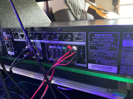 ONKYO ネットワークAVアンプ　NR-365