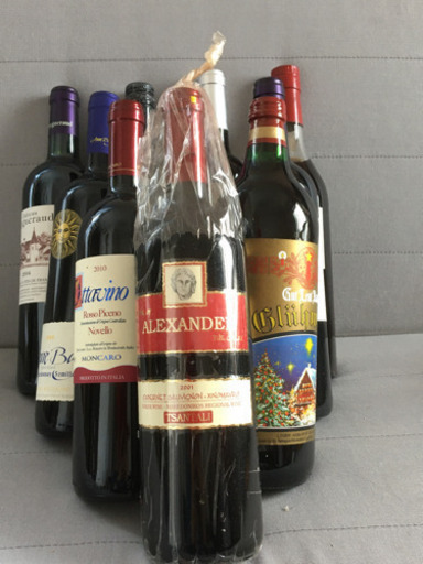 1999～2010年　世界各国 ワイン　お得　豪華ワイン10本セット　赤ワイン　白ワイン　古酒　果実酒　まとめ売り