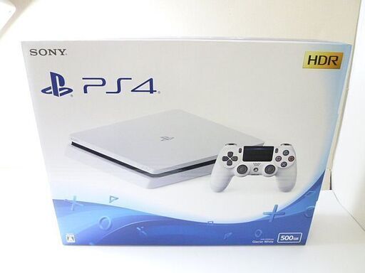 【中古】PS4 本体 ホワイト (CUH-2100A) 500GB