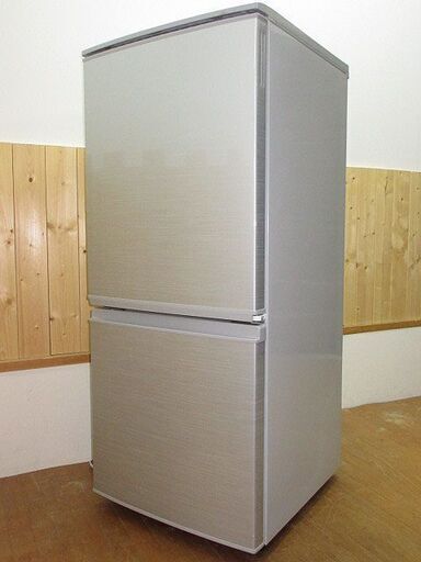 rb0275 シャープ 冷凍冷蔵庫 SJ-D14B-S 137L SHARP 冷蔵庫 冷凍庫 2
