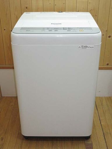 【中古】rb0860　パナソニック　洗濯機　NA-F50B10　5kg　Panasonic　全自動電気洗濯機　ビッグフィルター　つけおきコース　香りしっかりコース　送風乾燥