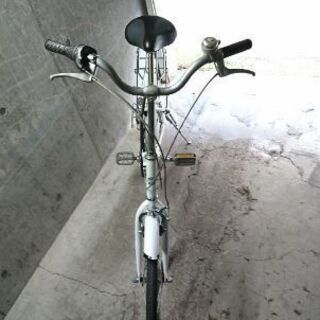 折りたたみ自転車中古 AMAZE 外装6段変速 リアキャリア付き タイヤ20