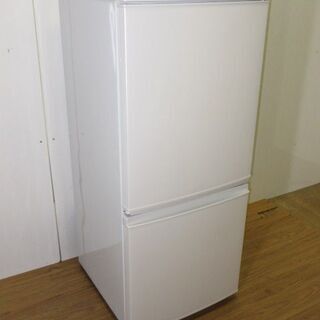 中古】rz0350 シャープ 冷凍冷蔵庫 SJ-D14B-W 137L SHARP 冷蔵庫
