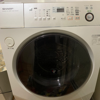 【ネット決済】洗濯乾燥機SHARP ES-V540-NR★ジャンク品★