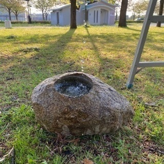 逸品 貴重 古い時代 つくばい 蹲 天然石‼️お値下げ可‼️【お引取希望】