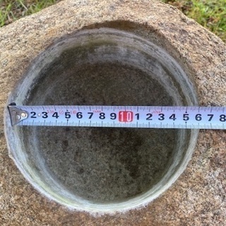 逸品 貴重 古い時代 つくばい 蹲 天然石‼️お値下げ可‼️【お引取希望】