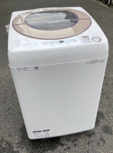 【RKGSE-517】特価！シャープ/SHARP/7kg全自動洗濯機/ES-SH7C-N/中古/2018年製/当社より近隣地域無料配達