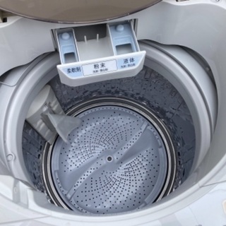 RKGSE-517】特価！シャープ/SHARP/7kg全自動洗濯機/ES-SH7C-N/中古/2018年