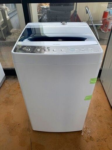 【苫小牧バナナ】2017年製 ハイアール/Haier 5.5kg 洗濯機 JW-C55A ホワイト系 １人暮らし向け 清掃済み