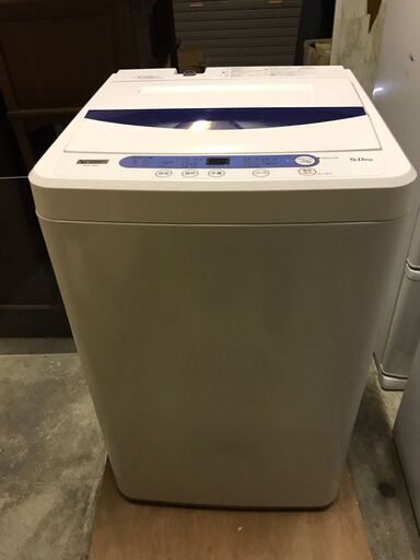 高年式 2019年製 美品 YAMADA ヤマダ 全自動洗濯機 5.0kg YWM-T50G1