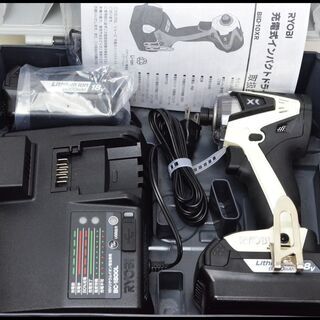 未使用 リョービ 18V 6.0Ah インパクトドライバー BID-10XR パールホワイト RYOBI （現 京セラ）