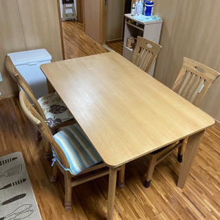 食卓テーブル5点セット 最終値下げ!早い者勝ち! w2-worldbuffet.co.uk