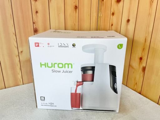 未使用 HUROM ヒューロム H2H スロージューサー ホワイト - キッチン家電