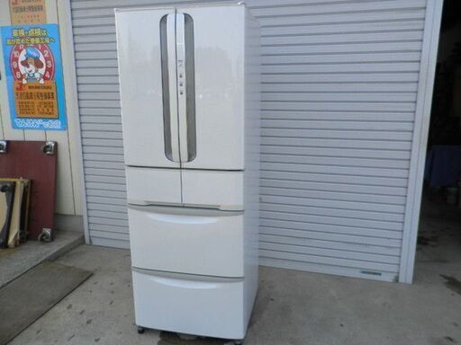 日立冷凍冷蔵庫R-SF43WM ２００７年 ６ドア ４３０リットル 無料配送（つくば市から２０キロまで