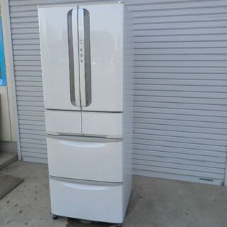 日立冷凍冷蔵庫R-SF43WM ２００７年 ６ドア ４３０リット...