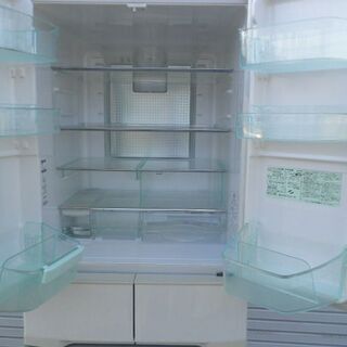 日立冷凍冷蔵庫R-SF43WM ２００７年 ６ドア ４３０リットル 無料配送 