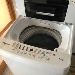 2年使用冷蔵庫、洗濯機