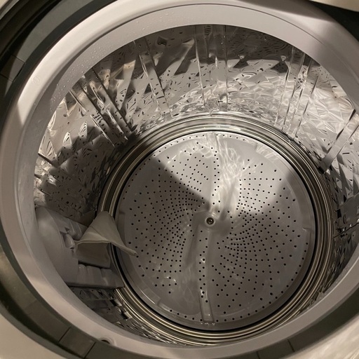 最終値下げ【本日午前中まで】SHARP 乾燥機付洗濯機 ES-TX8BKS 2018年式 2