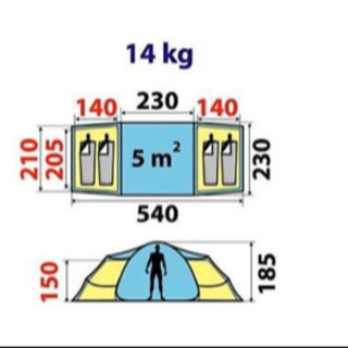 ４人用テント　中古