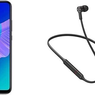 送料無料】HUAWEI P40 lite E ミッドナイトブラック & FreeLace/Black 