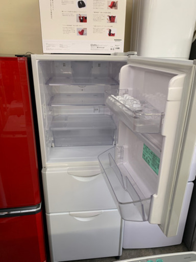 美品 HITACHI 3ドア 冷凍冷蔵庫 冷蔵庫 R-27DS 265L クリアホワイト 2