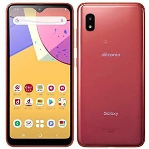 【送料無料】SIMフリー docomo Galaxy A21 SC-42A レッド Red スマートフォン本体