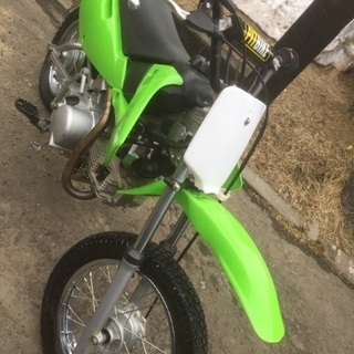 18万円最終値下げ！山菜採りにも Kawasaki  カワサキ KLX110 プロサーキットマフラー付 18万円最終値下げ！山菜採りにも Kawasaki カワサキ KLX110 プロ