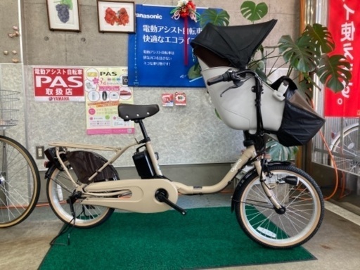 大人気パナソニック子供乗せ電動自転車　ギュットクルームEX マットマロンベージュ
