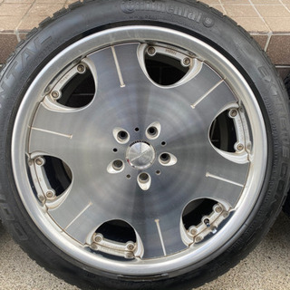 まだまだ使えるタイヤ付き❗️19㌅アルミ