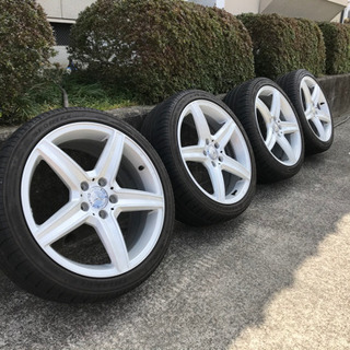 ベンツ用18インチホイールタイヤセット AMGタイプ 【公式通販】