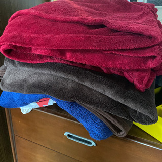 毛布　ブランケットセット　ダブルサイズ2枚　シングルサイズ1枚