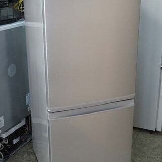 SHARP 137L 2ドア 冷蔵庫【SJ-14Y-S】（冷蔵庫 137L 2ドア