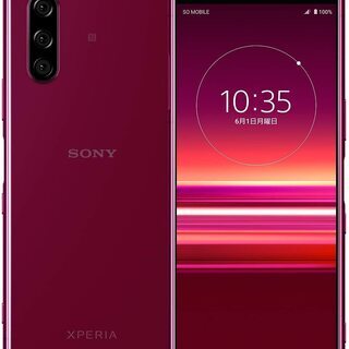 【送料無料】ソニー Xperia5 / SIMフリースマホ /【日本正規代理店品】/ 防水/防塵/Snapdragon 855 /ストレージ128GB / レッド / J9260JP R