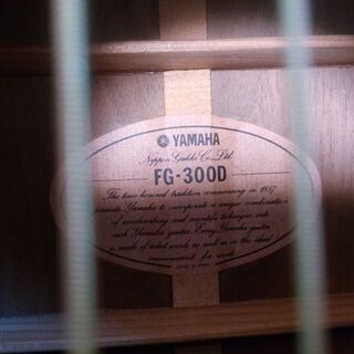 美品！ヤマハFG-300D ウォールナット仕様 、PU付き custom