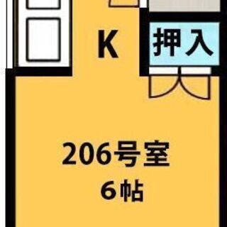 1K部屋　家電付き　外国人も可能！ すぐ入室可能