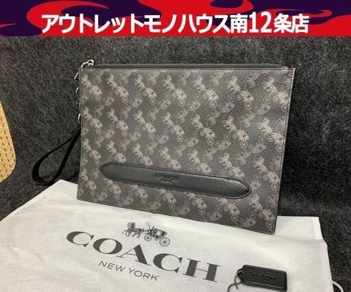 COACH/コーチ クラッチバッグ メンズ A2044-91277 セカンドバッグ バッグ 馬車 馬 南12条店